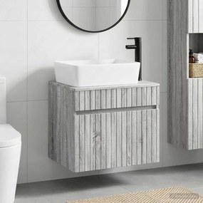 vidaXL Σετ Επίπλων Μπάνιου Γκρι Sonoma Επεξεργασμένο Ξύλο