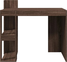 vidaXL Γραφείο Καφέ Δρυς 103,5x56,5x94 εκ. από Επεξεργασμένο Ξύλο