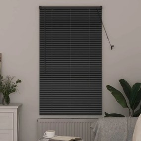 vidaXL Ρολό Παραθύρου με κουρτίνες Άλλο Μαύρο 80 x 130 εκ Αλουμίνιο