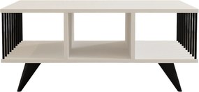 Τραπεζάκι Σαλονιού Λευκό CEPOFO 90x60x40