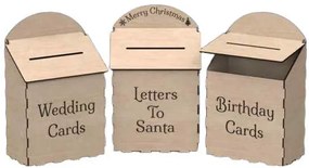 Intra GREETING  Ξύλινο Κουτί  Αποθήκευσης   πρακτικό και πολυχρηστικό ξύλινο κουτί με καπάκι 18x38x32 cm Box51-01294