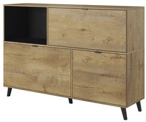 NEST KM-1 chest color: lefkas oak / black DIOMMI V-PL-NEST-KM-1 DIOMMI-60-22546