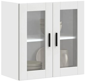 Ντουλάπι τοίχου κουζίνας με γυάλινη πόρτα Porto Λευκό