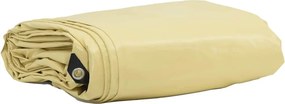 vidaXL Τέντα 650g / m² Μπεζ 3 x 6 m Καμβάς με επικάλυψη PVC