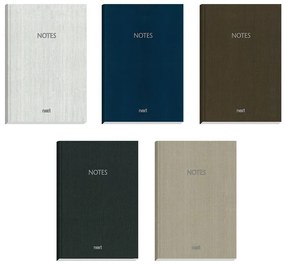 Next fabric τετρ. δετό λευκό 21x29εκ. 4θεμ. 256σελ. 4 τμχ.