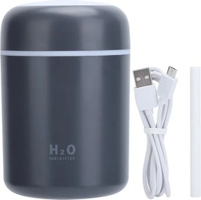 POWERMASTER DQ-107 H2O Μίνι Υγραντήρας με Καλώδιο USB και RGB LED