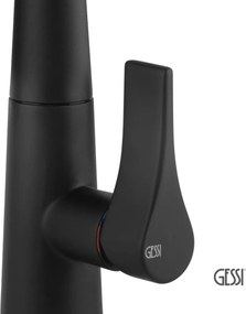 Gessi Proton 17191G Black Matt - Μπαταρία Κουζίνας με Ντους