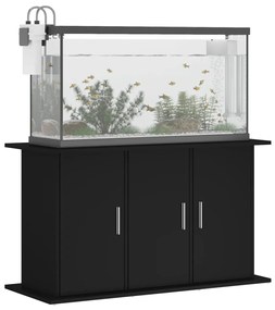 vidaXL Βάση Ενυδρείου Μαύρη 101 x 41 x 58 εκ. από Επεξεργασμένο Ξύλο