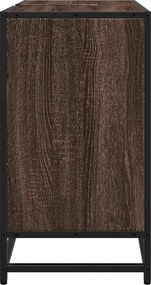 vidaXL ντουλάπι νιπτήρα μπάνιου καφέ δρυς 65x33x60 cm