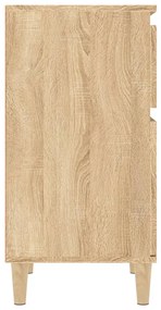 vidaXL Κομοδίνα 2 τεμ. Sonoma Δρυς 40x35x70 εκ.