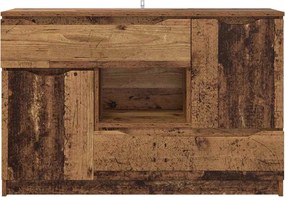 vidaXL Πλαϊνό γραφείο Παλιό Ξύλο 100 x 30 x 65,6 Επεξεργασμένο ξύλο