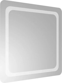 vidaXL Καθρέφτης Μπάνιου με LED 60x60 εκ.