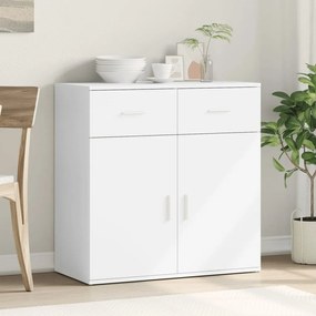 vidaXL Ραφιέρα Λευκή 79 x 38 x 80 εκ. από Επεξεργασμένο Ξύλο