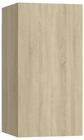 vidaXL Έπιπλα Τηλεόρασης Σετ 7 Τεμαχίων Sonoma Δρυς από Επεξ. Ξύλο