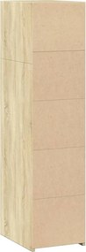 vidaXL Ντουλάπι Sonoma Δρυς 30x41x124 εκ. από Επεξεργασμένο Ξύλο