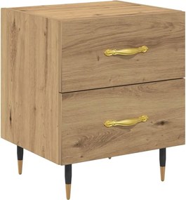 vidaXL Κομοδίνο 2 τμχ. Artisan Oak 40 x 35 x 47,5 εκ