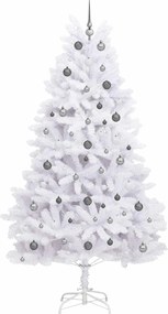 vidaXL Τεχνητό Χριστουγεννιάτικο Δέντρο Λευκό 120 x 120 x 240 εκ.