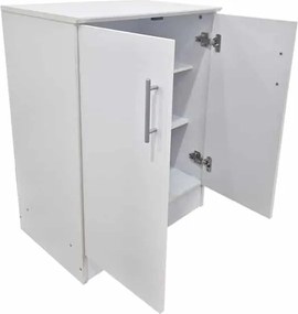 Παπουτσοθήκη-ντουλάπι Souken pakoworld 6 ζευγών λευκό 60x40x80εκ