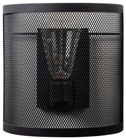 Φωτιστικό Τοίχου - Απλίκα Amasra 525NOR3166 Φ20x23cm 1xE27 40W Black Opviq