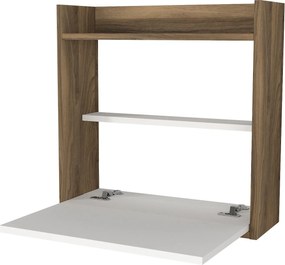 Γραφείο Λευκό / Καρυδί LAPTOP 60x49,4x60