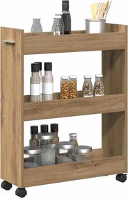 vidaXL Ντουλαπιού (Cabinet) 60 x 22 x 79 εκ Artisan Oak