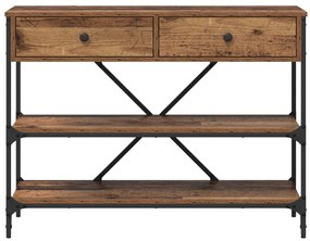 vidaXL Κονσόλα Παλιό Ξύλο 100x34.5x75 cm