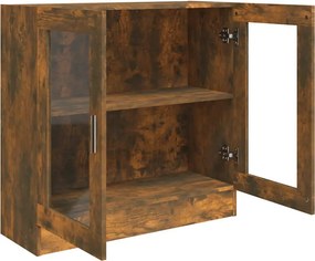 vidaXL Βιτρίνα Καπνιστή Δρυς 82,5x30,5x80 εκ. από Επεξεργασμένο Ξύλο