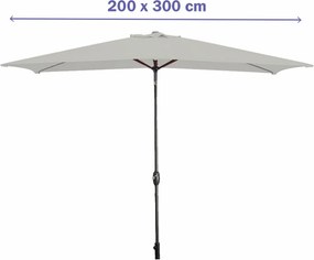 Solskjerm Marbueno Λευκό 200 cm 200 x 300 cm