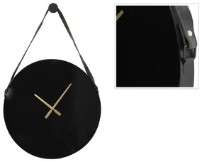 Ρολόι Τοίχου ArteLibre Μαύρο Μέταλλο 60x5x94cm