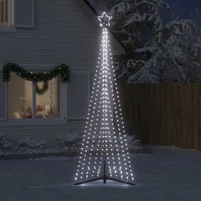 vidaXL Χριστουγεννιάτικο δέντρο LED 495 LED Ψυχρό Λευκό 300,5 εκ.