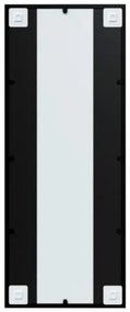 vidaXL Καθρέφτης Τοίχου Μαύρος 100 x 40 εκ. Μεταλλικός