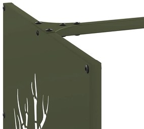 vidaXL Ράφι Καυσόξυλων 40x40x40 εκ. Χάλυβας ψυχρής έλασης