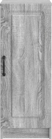 vidaXL Πλαϊνό γραφείο Γκρι Sonoma 33 x 34,5 x 87 εκ.