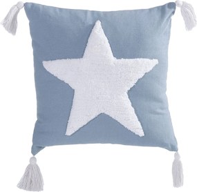 Διακοσμητικό Μαξιλάρι (35x35) Nef-Nef Homeware Hugging Star Blue