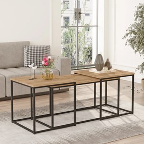 Τραπεζάκι Σαλονιού Atlantic Πεύκο REVIS 50x50x47.8