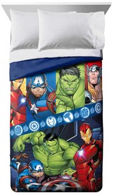 Πάπλωμα Μονό (160x240) 2 Όψεων Dimcol Avengers 47