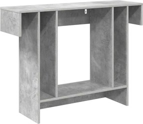 vidaXL Σκυρόχρωμο Γκρι 101 x 30 x 74 εκ