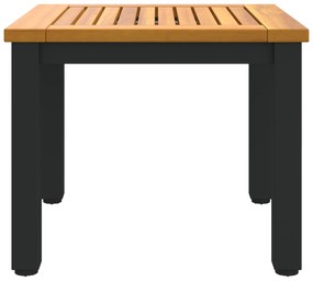 vidaXL Τραπέζι Κήπου 45x45x38 εκ Μασίφ Ξύλο Ακακίας