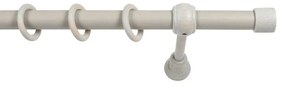 Κουρτινόξυλο Φ28mm Μονό 160cm Με Άκρα Grace Bologna Grey 660166