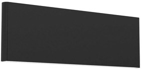 Φωτιστικό Τοίχου - Απλίκα Climene 390116 25,5x8cm Led 1000lm 4,2W 3000K Black Eglo Aluminium, Plastic