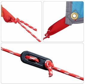 vidaXL Τέντα ανθεκτική στο νερό με στέγη