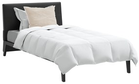 vidaXL Πάπλωμα Άλλο με μαξιλάρι 2 pcs Λευκό 135 x 200 cm Πούπουλο