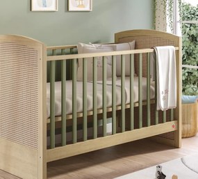 Βρεφική κούνια  Loof Baby L-1013  Φυσικό χρώμα  70x140εκ. Cilek