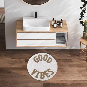 Ταπέτο Μπάνιου 0679 Beige-Ecru Das Home 60X60 60x60cm 100% Cotton