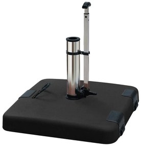 Βάση Ομπρέλας 50 kgr Με Λαβή Και Ρόδες 50Χ50 cm LTH50B Black
