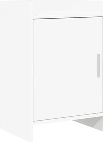 vidaXL Κομοδίνα Λευκό 40 x 30 x 60 cm Επεξεργασμένο Ξύλο