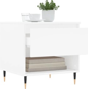 vidaXL Τραπεζάκι Σαλονιού Λευκό 50 x 46 x 50 εκ. από Επεξεργ. Ξύλο