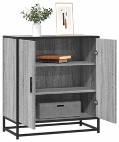 vidaXL Sideboard Sonoma Oak 68x35x76cm Κατασκευασμένο ξύλο και μέταλλο