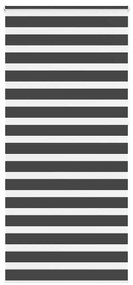 vidaXL Ζέβρα τυφλή Μαύρο Πλάτος υφάσματος 90,9 εκ. Πολυεστέρας