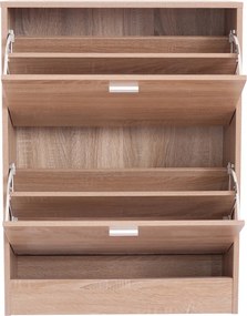 Παπουτσοθήκη Με 2 Ράφια/12 Θέσεων (63x24x80) Spitishop Slimline Natural